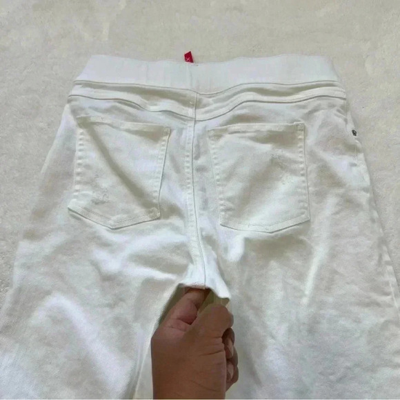 SPANX White Distressed Skinny Jean Leggings Size s - Picture 7 of 14